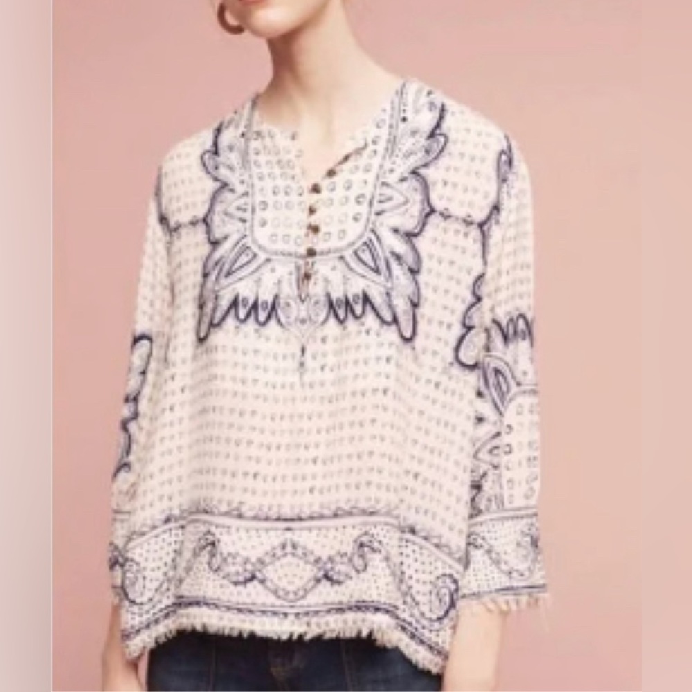 Maeve By Anthropologie Morgan Blouse size Medium
